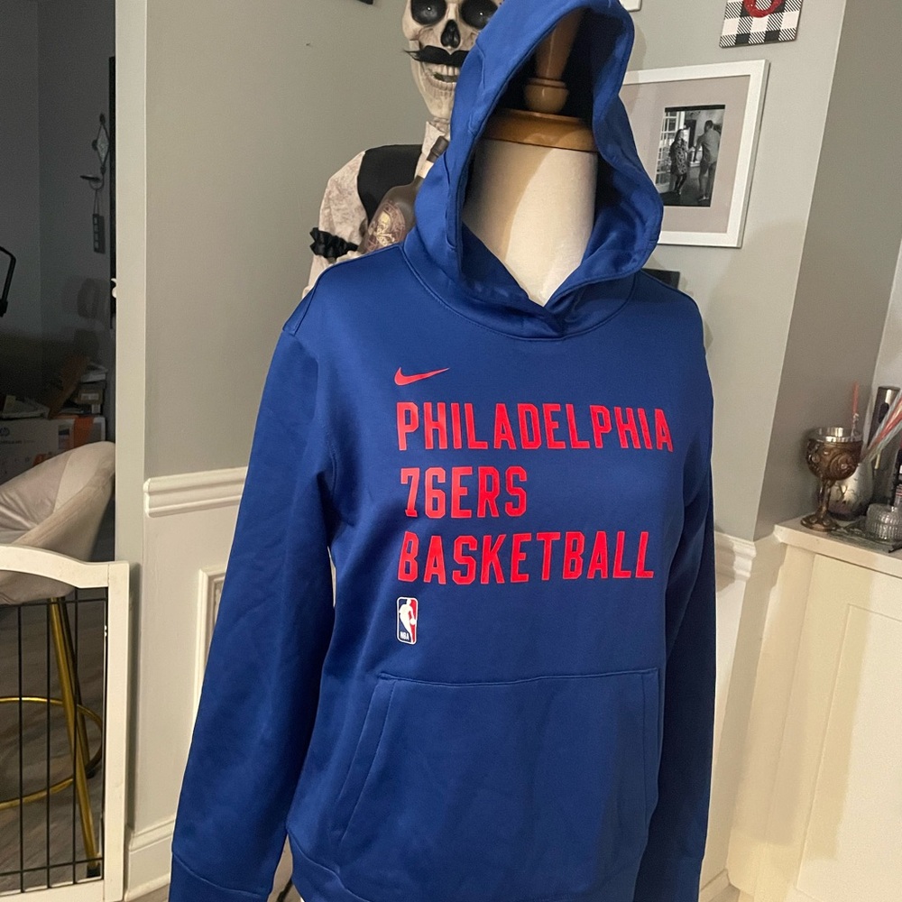 Nike Blue Philadelphia 76ers Hoodie